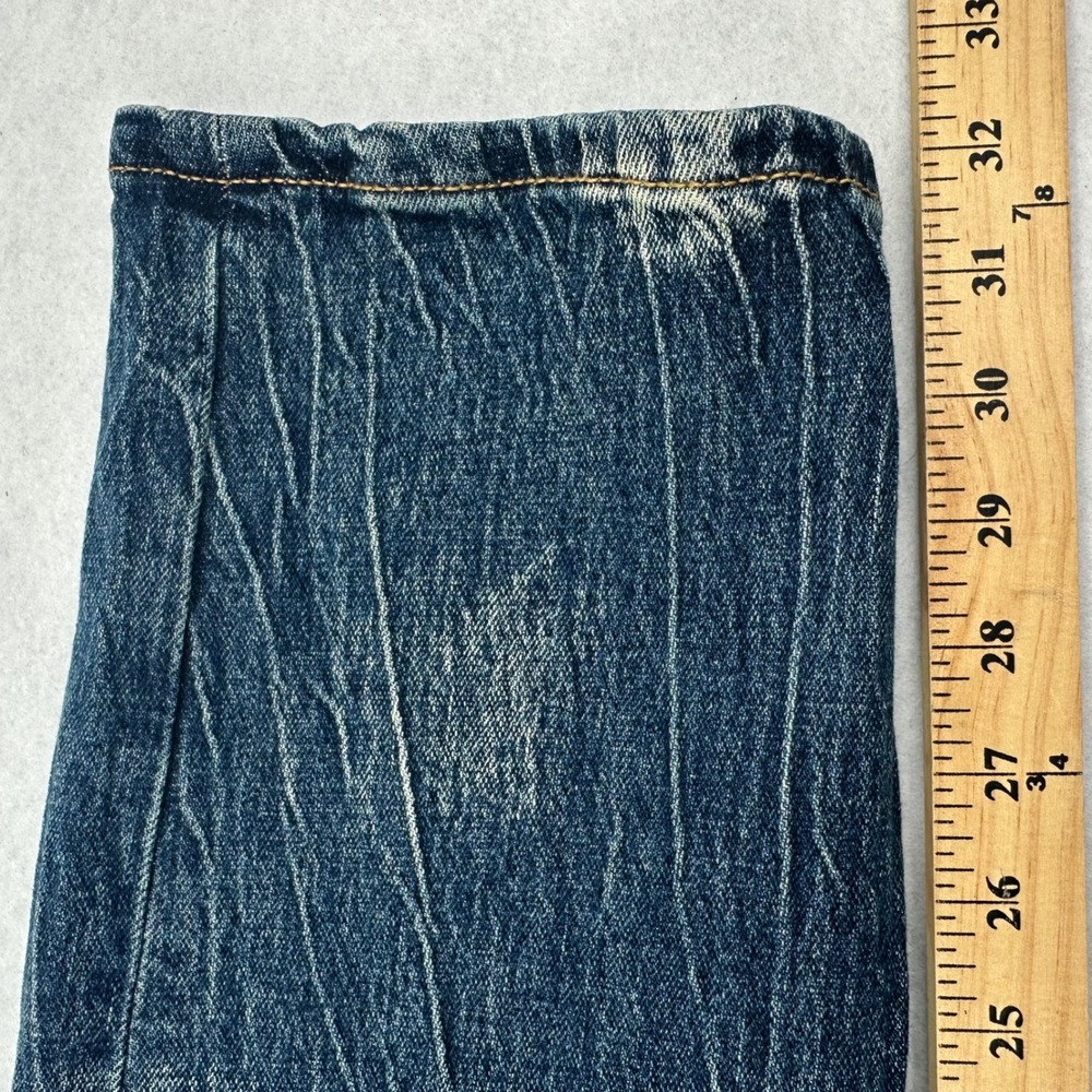 Von Dutch Originals Mens Patchwork Distressed Jeans Blue 32x32 VD27121MD21 NWT - Picture 8 of 16